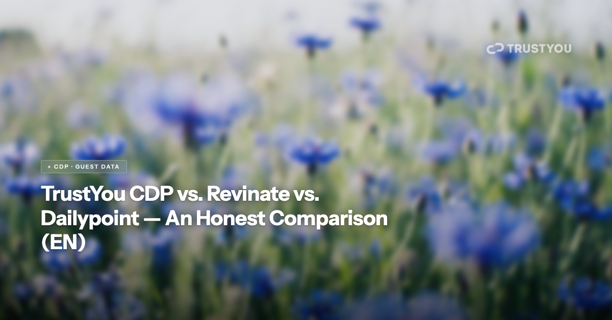 TrustYou CDP vs. Revinate vs. Dailypoint — honest comparison blog header