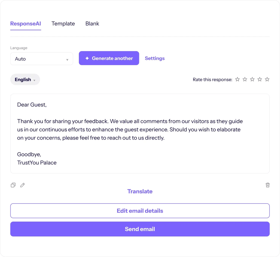 Reply to every review in seconds